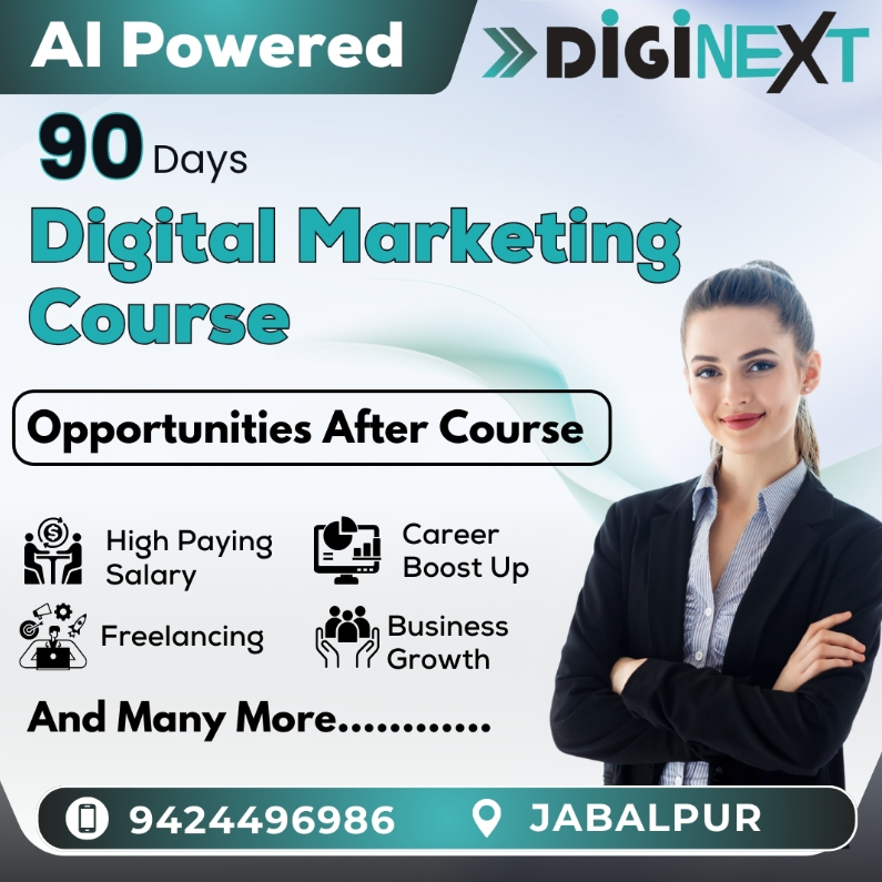 Digital marketing course advertisement poster